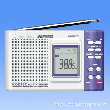 FM/MW/SW High-Sensitivity PLL Radio with Four Search Modes and Lock Switch
